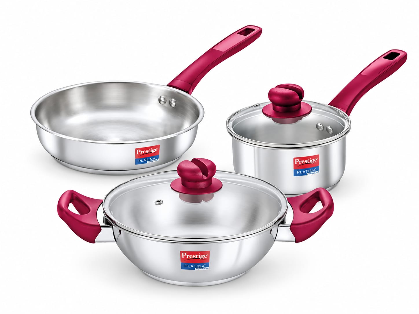 Prestige Platina Pressure Cookware Set